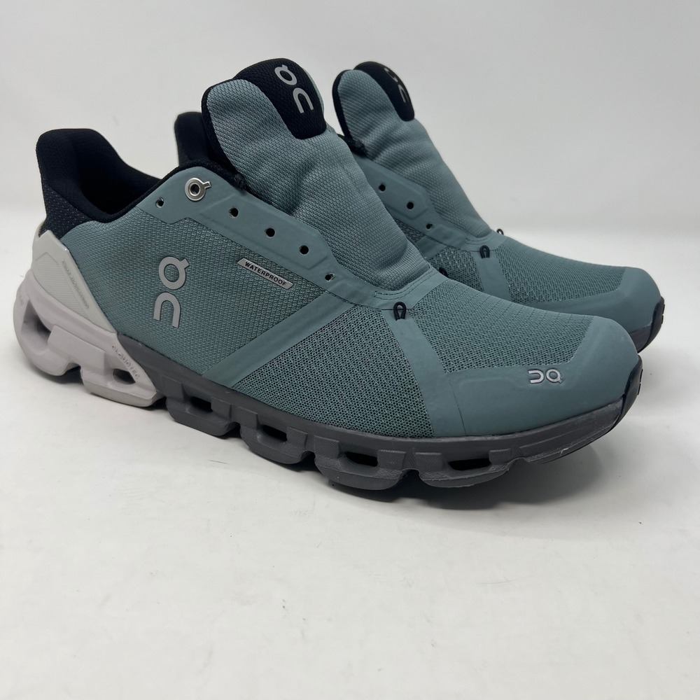 On Running Cloudflyer Waterproof Mens 12 Storm Lunar Blue Running Shoes 21.99221